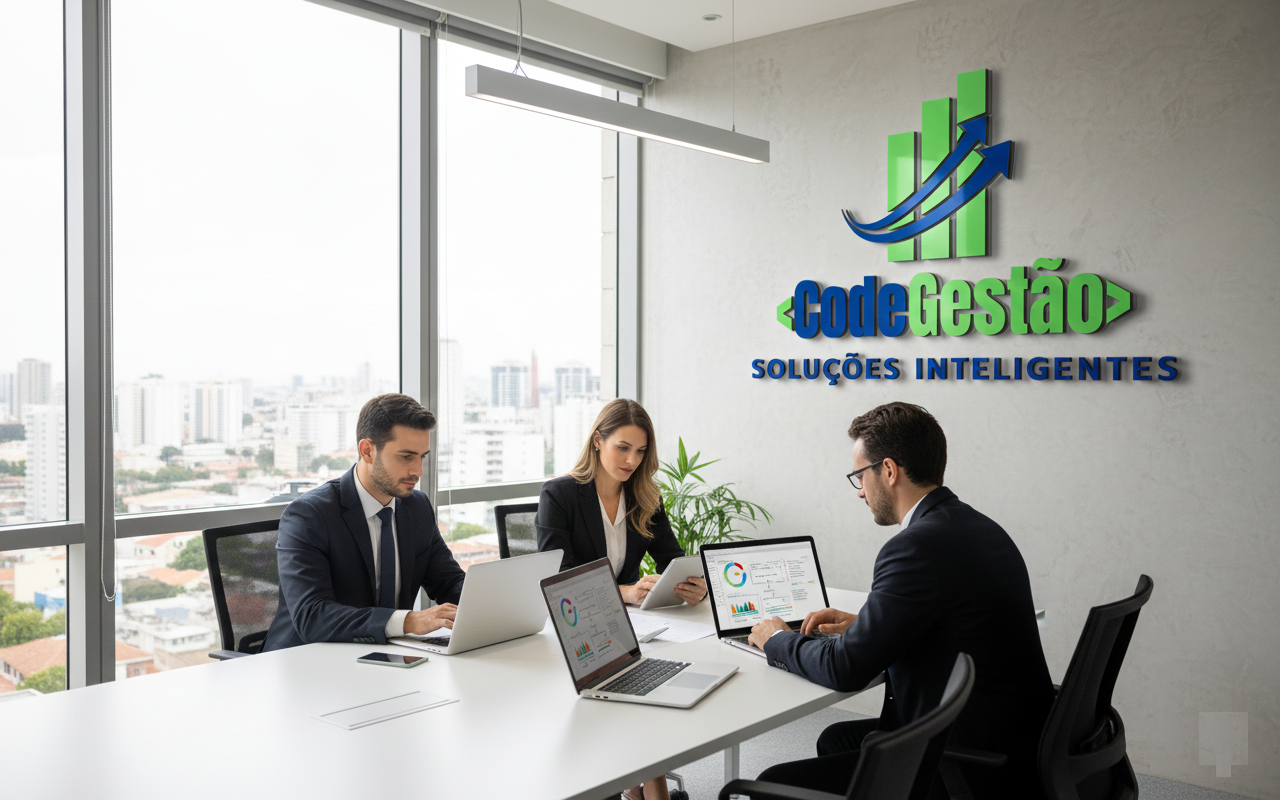 Escritório moderno da Code Gestão